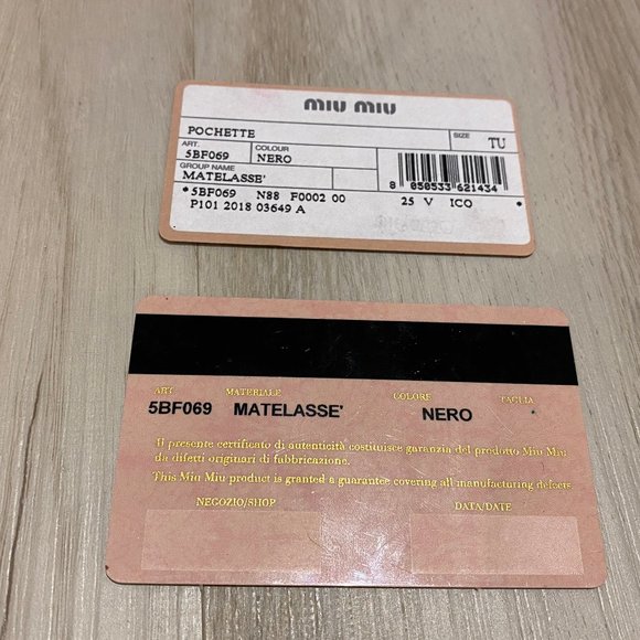 Miu Miu Matelassé Leather Bag - Picture 2 of 3